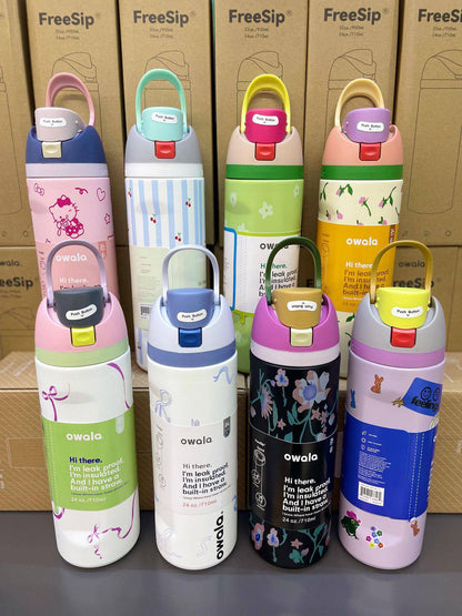 OWALA
 WATER Bottle 
65 dhs❣️
   32 oz & 24 oz  😍

Zain88
♥️♥️♥️