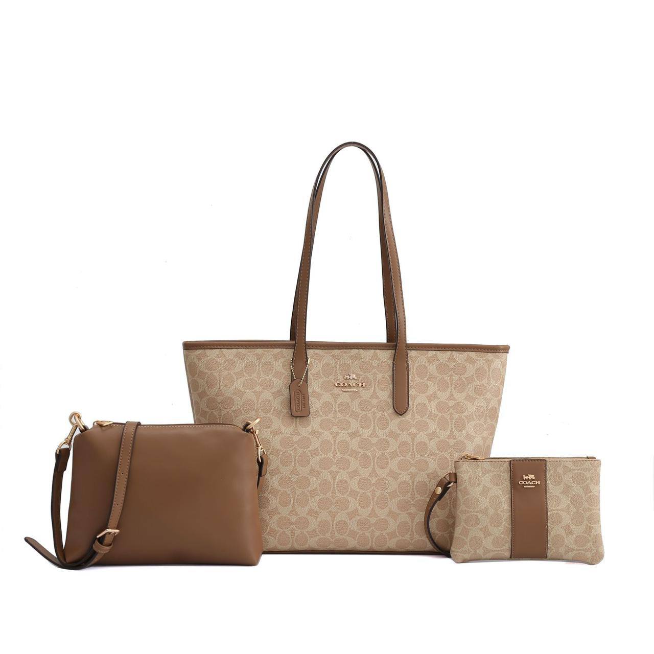 COACH 
3 in 1 
GOOD QUALITY 
120 dhs✅
SIZE: 31cm

Zain295
♥️♥️♥️