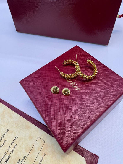 Cartier earrings* 💎
Master Quality 

*60* AED normal box 📦

Zain48
♥️♥️♥️