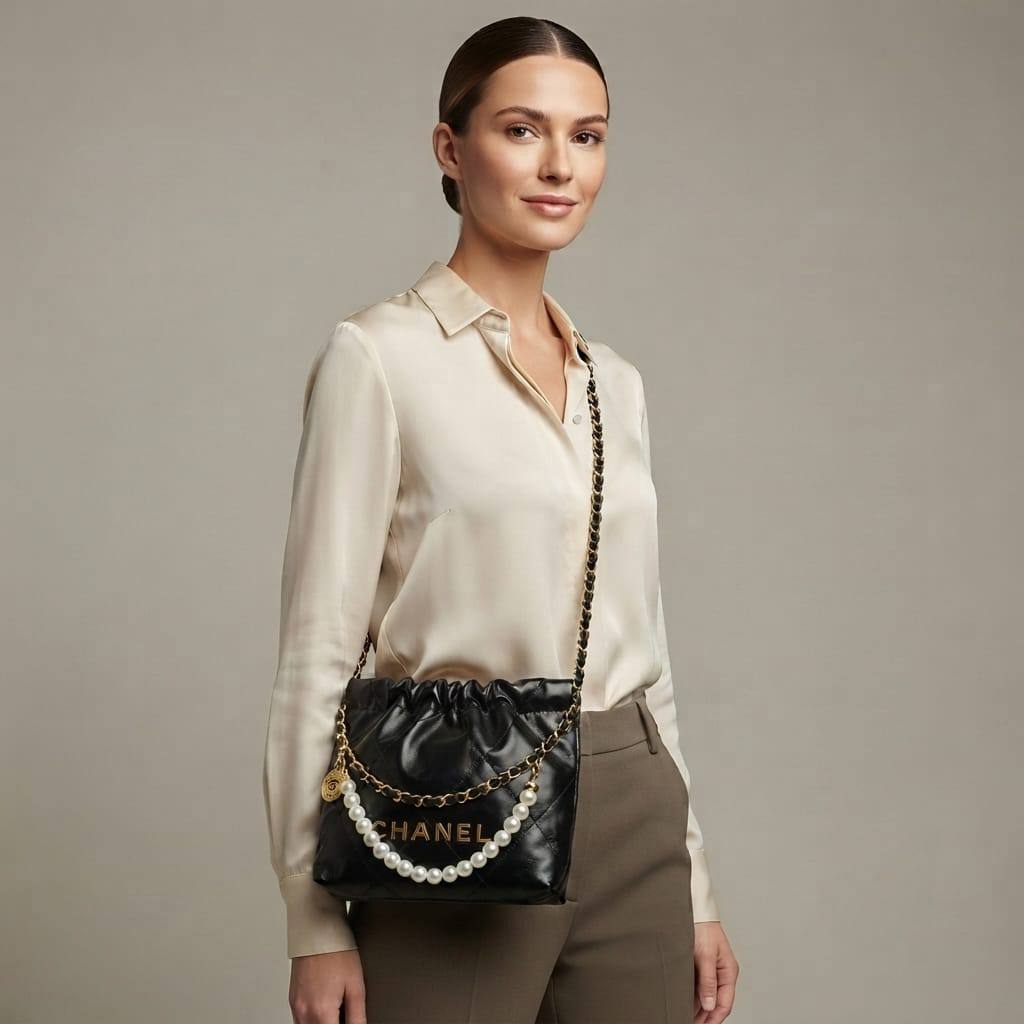 Chanel 22 Hobo
sʜɪɴʏ ᴄᴀʟғsᴋɪɴ ʟᴇᴀᴛʜᴇʀ
ɢᴏʟᴅ ᴛᴏɴᴇ ʜᴀʀᴅᴡᴀʀᴇ
& ᴅɪsᴛɪɴᴄᴛɪᴠᴇ ᴘᴇᴀʀʟ
ɪɴᴛᴇʀʟᴀᴄᴇᴅ ᴄʜᴀɪɴ sᴛʀᴀᴘ
sɪᴢᴇ : 22 cm
ᴡɪᴛʜ BOX

100 dhs💛

Zain31
♥️♥️♥️