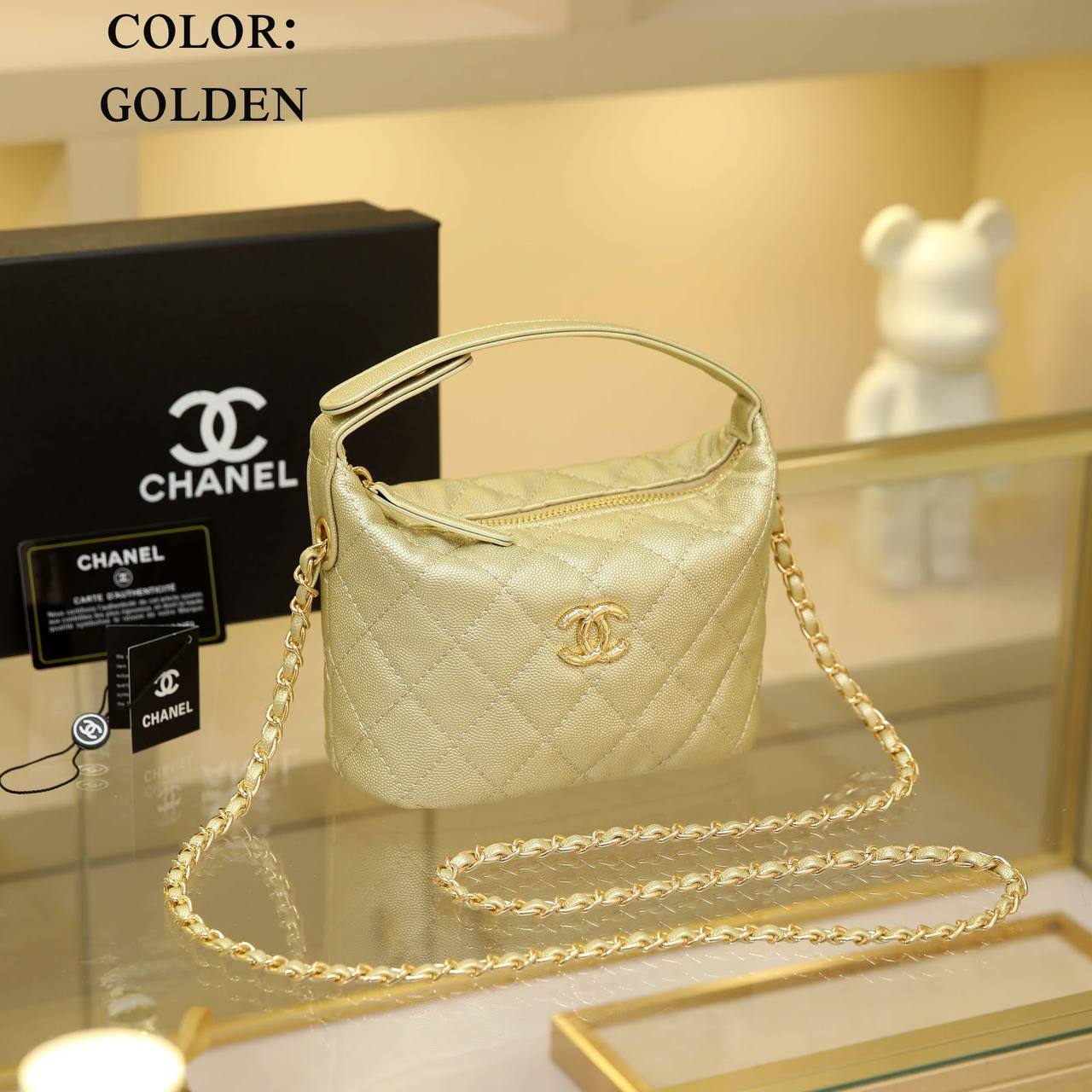Chanel 𝟐𝟓ᴄ ʜᴏʙᴏ sᴍᴀʟʟ
 ᴄʟᴜᴛᴄʜ ʙᴀɢ  ʟᴏɴɢ ᴄʜᴀɪɴ
ɢᴏʟᴅ ʜᴀʀᴅᴡᴀʀᴇ
ᴛᴏᴘ ʜᴀɴᴅʟᴇ ᴇʟᴇɢᴀɴᴄᴇ
ᴡɪᴛʜʙᴏx🎁🎁🎁
ᴄᴀᴠɪᴀʀ ᴍᴀᴛᴇʀɪᴀʟ
95 dhs✅

Zain56
♥️♥️♥️