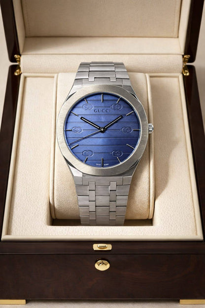 Gucci watch for men 
good quality 
230 dhs❣️

Zain59
♥️♥️♥️