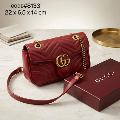 GUCCI  ɢɢ ᴍᴀʀᴍᴏɴᴛ
ғʟᴀᴘ ʟᴏᴄᴋ ʙᴏᴛᴛᴏɴ ʙᴀɢ
ᴍᴀᴛᴇʟᴀssᴇ́ ᴄʜᴇᴠʀᴏɴ ʟᴇᴀᴛʜᴇʀ
ɢᴏʟᴅ ᴄʜᴀɪɴ ʙᴇʟᴛ sᴛʀᴀᴘ
sɪᴢᴇ : 22 cm
ᴡɪᴛʜ BOX

80 dhs💓

Zain31
♥️♥️♥️