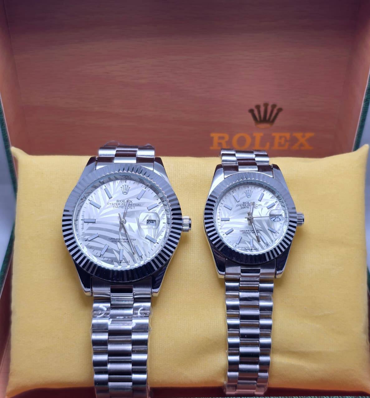 Rolex couple Set
*Battery*
110 dhs🇦🇪

Zain29
♥️♥️♥️