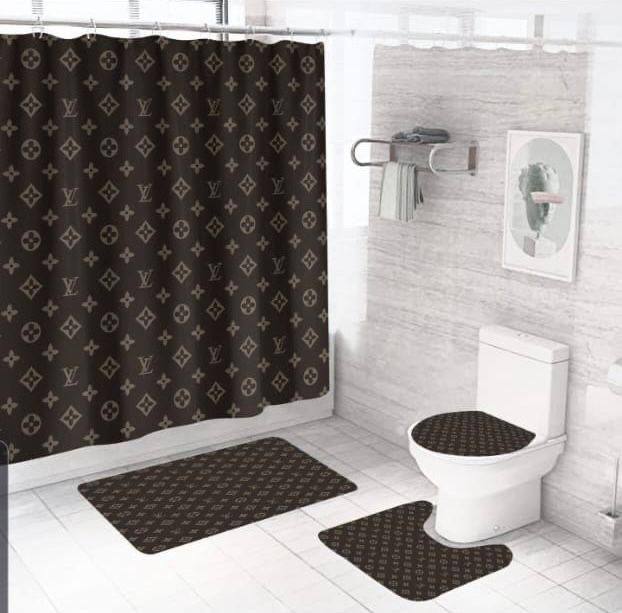 New collection 🔥🔥🔥🔥
Bathroom full set 
 1 Carten size 180*180
3 carpet 
Full set 4pcs 
140 dhs🪙💕

Zain99
♥️♥️♥️