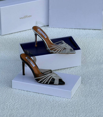 New.  Aquazzura heel

   Size  .  36.  to 41

110 dhs✅

Zain80
♥️♥️♥️