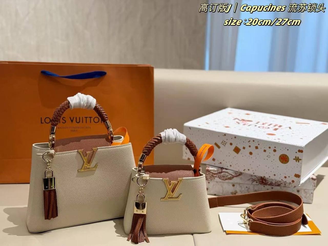 LV 
Master💓💓
    27cm 320 dhs🇦🇪🇦🇪
    21cm 300 dhs🇦🇪🇦🇪
💼 Good Quality 💼

Zain131
♥️♥️♥️