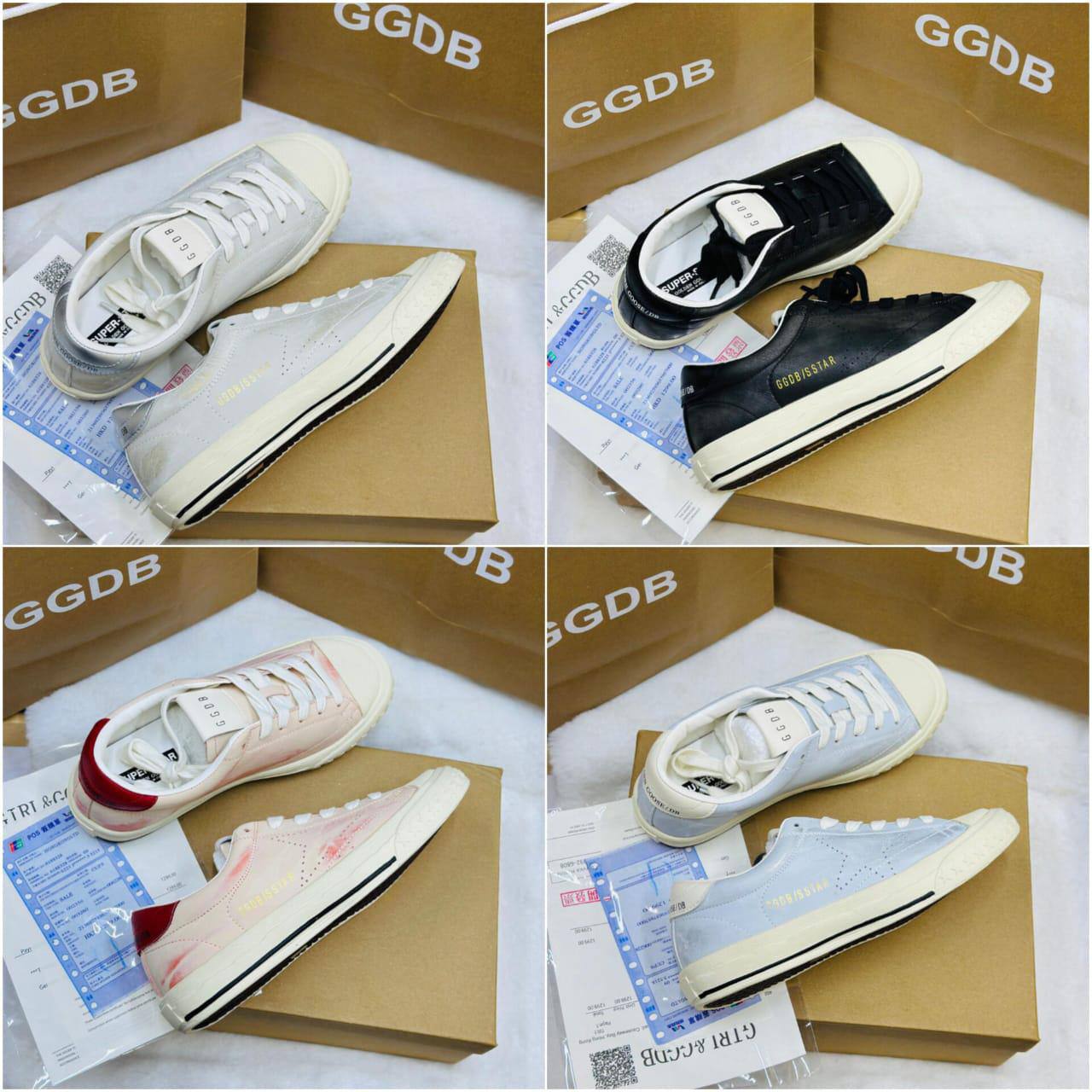 NEW CAME 
GOLDEN GOOSE / DB SHOES 
105 dhs🪙💚
Size 36 TO 41 

Zain40
♥️♥️♥️