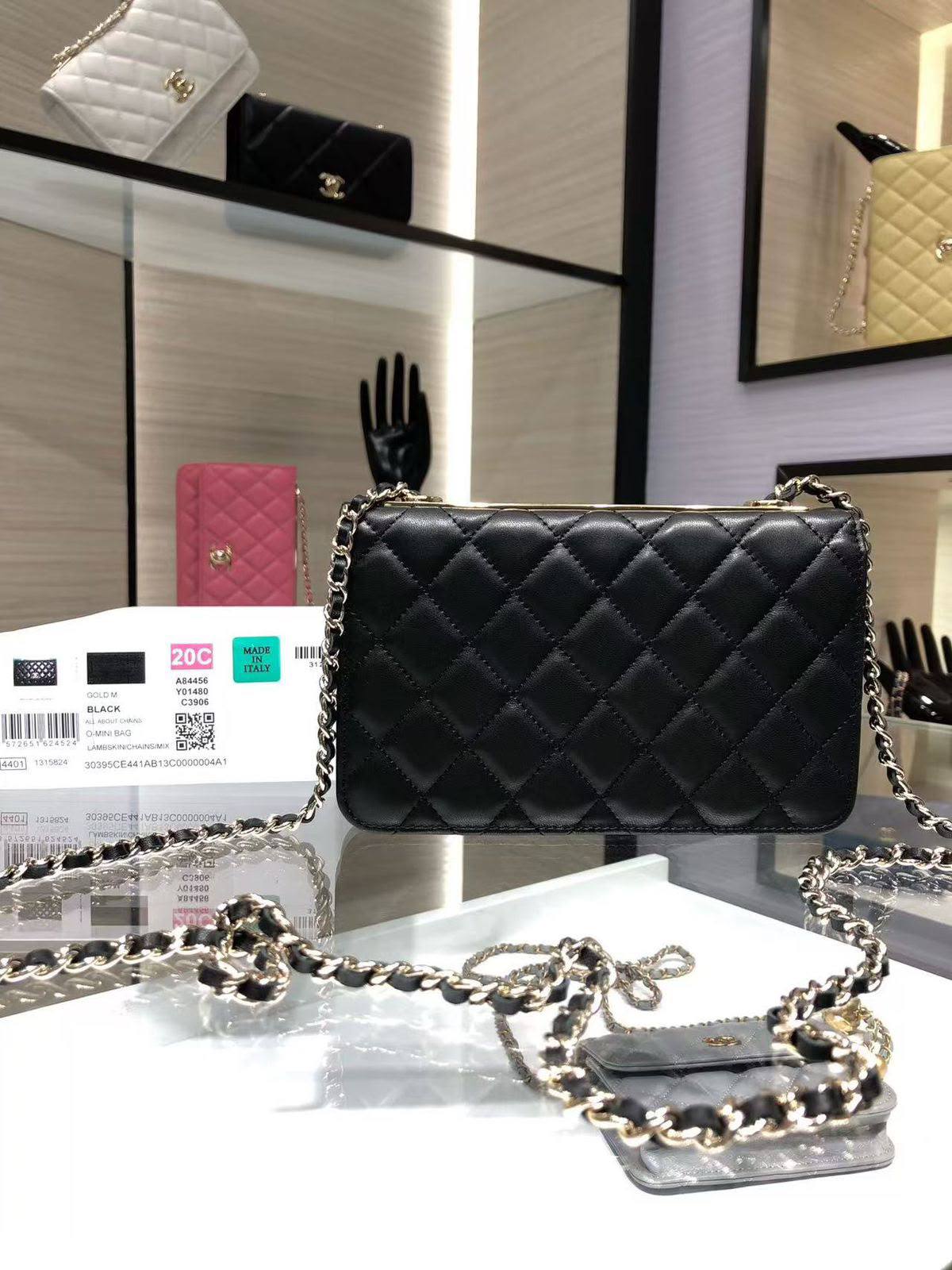 Chanel Lambskin Quilted 
Trendy CC Wallet On Chain WOC Black

Size 20 cm

For Price 👇 WhatsApp✅
0568585901 
0507557372
0552275751 Owner Zain 👌

Zain274
♥️♥️♥️