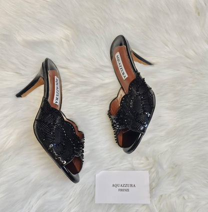 AQUAZZURA 
280 dhs✅
*SIZE  36   TO   41*

Zain224
♥️♥️♥️