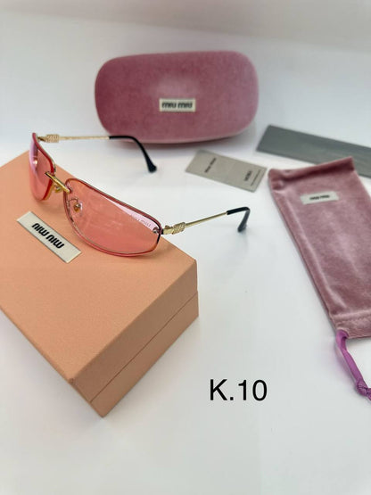 MIU MIU 
Sunglasses 🕶️ 
Copy one 💯
good quality 💯
With original boxes 🗃️ 

55 dhs 


Zain216