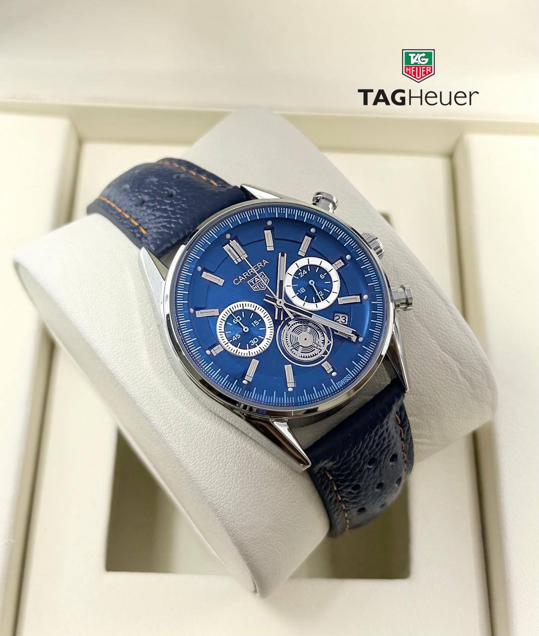 Tag heaur Men
*Chronograph working*
120 dhs🌺
*Battery*

Zain29
♥️♥️♥️