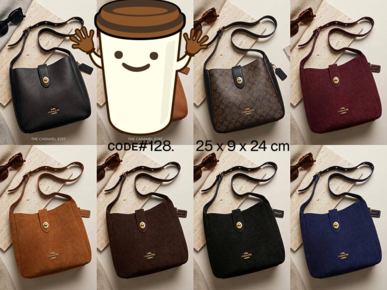 COACH ʜᴀᴅʟᴇʏ ᴄᴏɴᴠᴇʀᴛɪʙʟᴇ
ᴄʀᴏssʙᴏᴅʏ sʜᴏᴜʟᴅᴇʀ ʙᴀɢ
sɪɢɴᴀᴛᴜʀᴇ ᴄᴀɴᴠᴀs
sᴜᴇᴅᴇ ᴀɴᴅ ʟᴇᴀᴛʜᴇʀ ᴍᴀᴛᴇʀɪᴀʟ
sɪᴢᴇ: 25 cm

70 dhs✅

Zain31
♥️♥️♥️