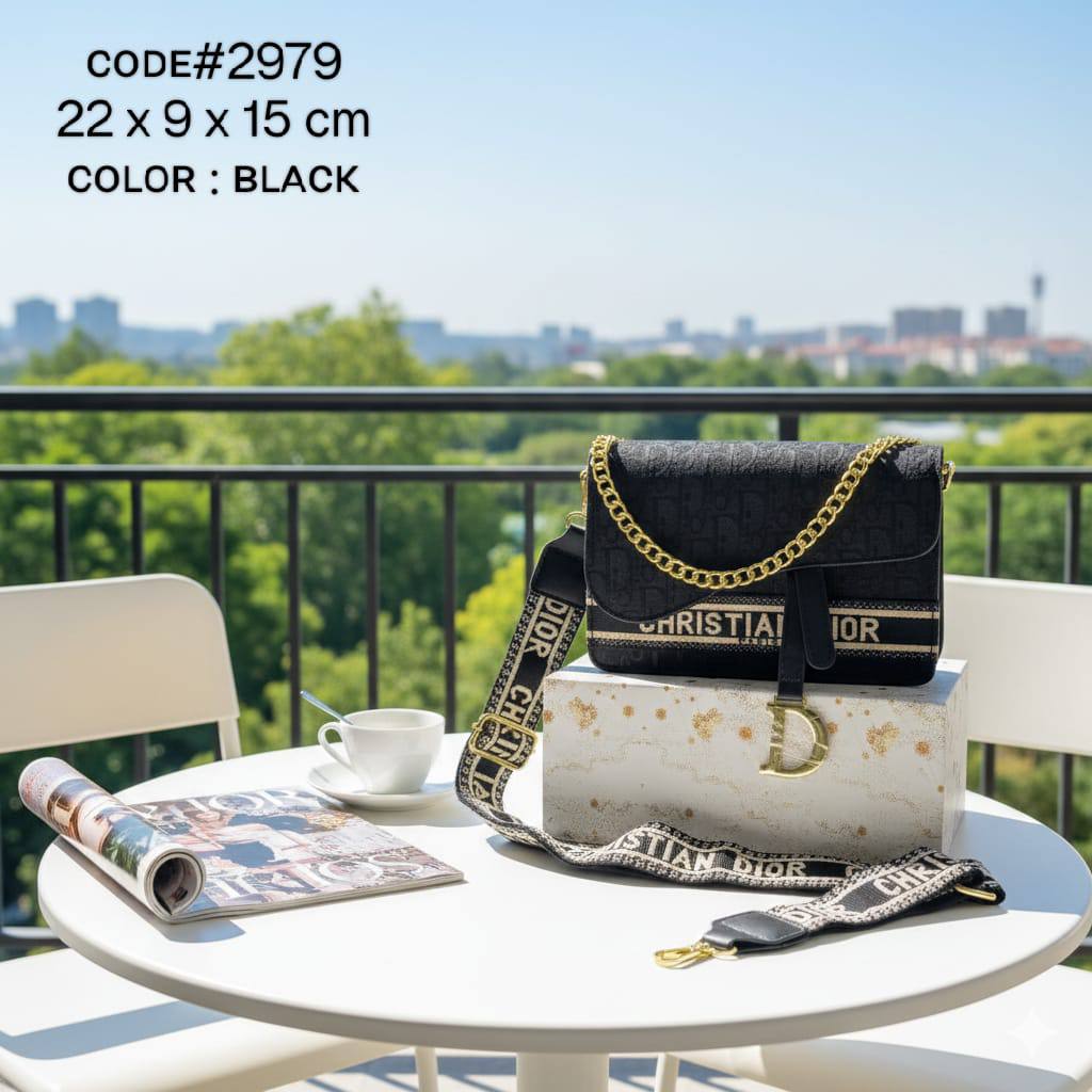 CHRISTIAN DIOR
sᴀᴅᴅʟᴇ ғʟᴀᴘ ʙᴀɢ
ᴏʙʟɪǫᴜᴇ ᴄᴀɴᴠᴀs & ʟᴇᴀᴛʜᴇʀ
ᴡɪᴛʜ ʙᴇʟᴛ sᴛʀᴀᴘ ᴀɴᴅ ɢᴏʟᴅ ᴄʜᴀɪɴ
ɢᴏʟᴅ ʜᴀʀᴅᴡᴀʀᴇ
sɪᴢᴇ : 23 cm
ᴡɪᴛʜ BOX
🎁🎁🎁

75 dhs🌺

Zain31
♥️♥️♥️