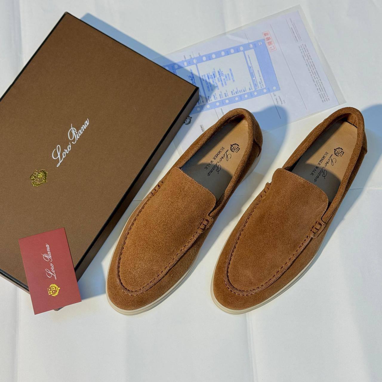 NEW CAME 
MEN 
LORO PIANA SHOES 

GOOD QUALITY 
130 dhs🪙

40 to 45 SIZE 

WITHBOX 
🎁🎁🎁

Zain40
♥️♥️♥️
