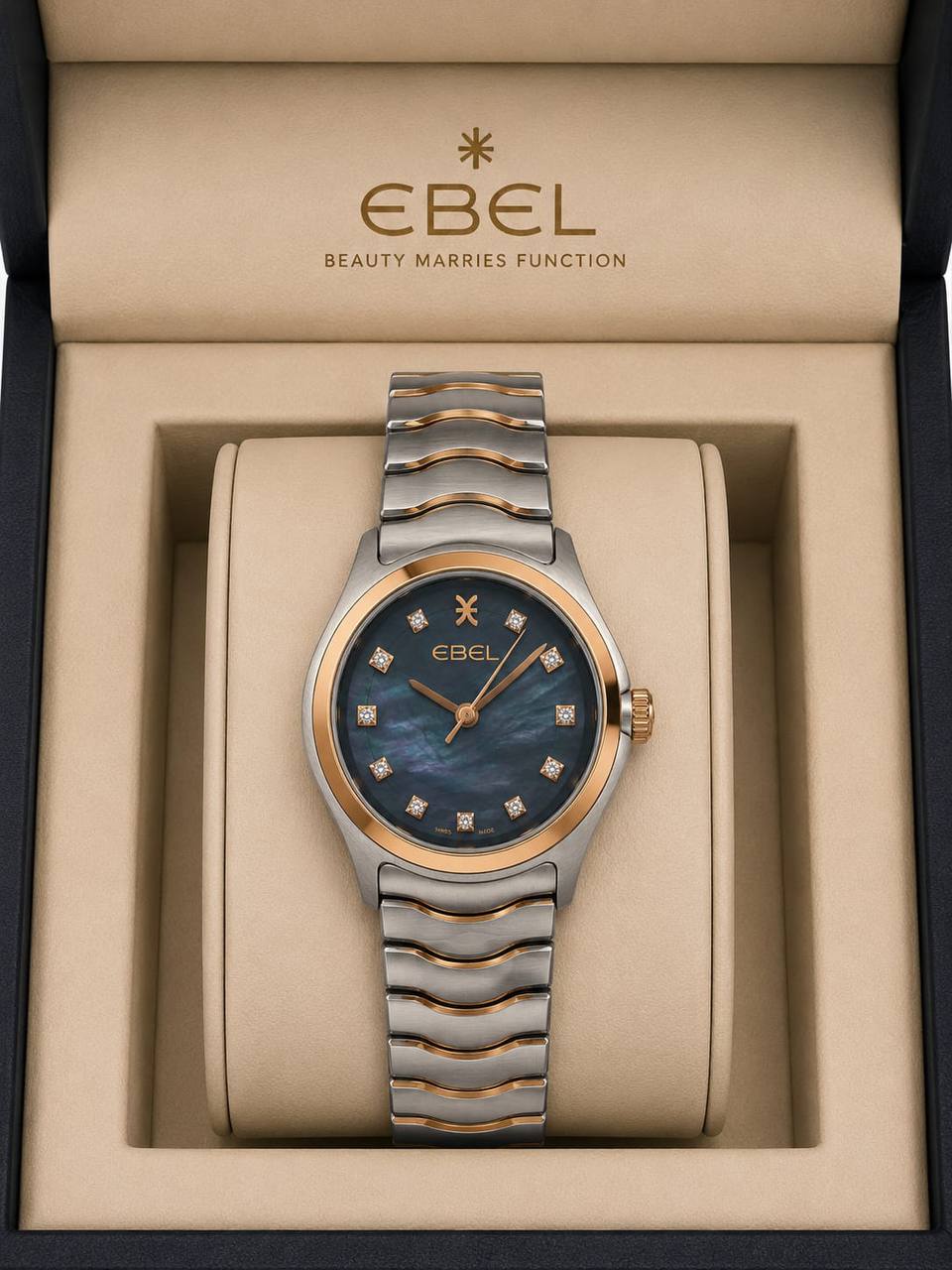 Ebel watch for ladies good quality 
260 dhs✅

Zain59
♥️♥️♥️