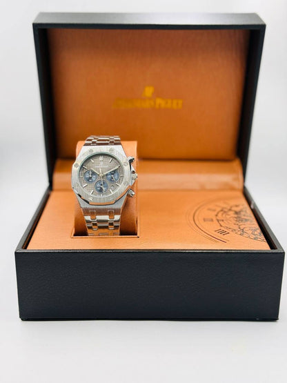 AP Men 
offer price 
70 dhs✅
*Chronograph working*

Zain08
♥️♥️♥️