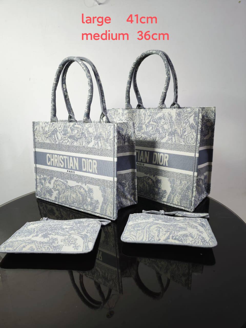 Dior

110 dhs🪙🌨️  medium 36cm
115 dhs🪙🌨️  large 41cm
two  size
High Quality

Zain26
♥️♥️♥️
