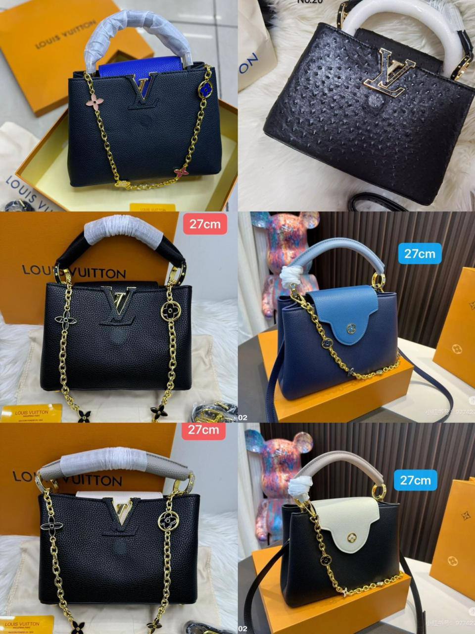 💎 LV Capitalcines 
1️⃣ Finish quality +box🎁
Size : 27 * 19 cm
100 dhs✅
with box🎁

Zain115
♥️♥️♥️
