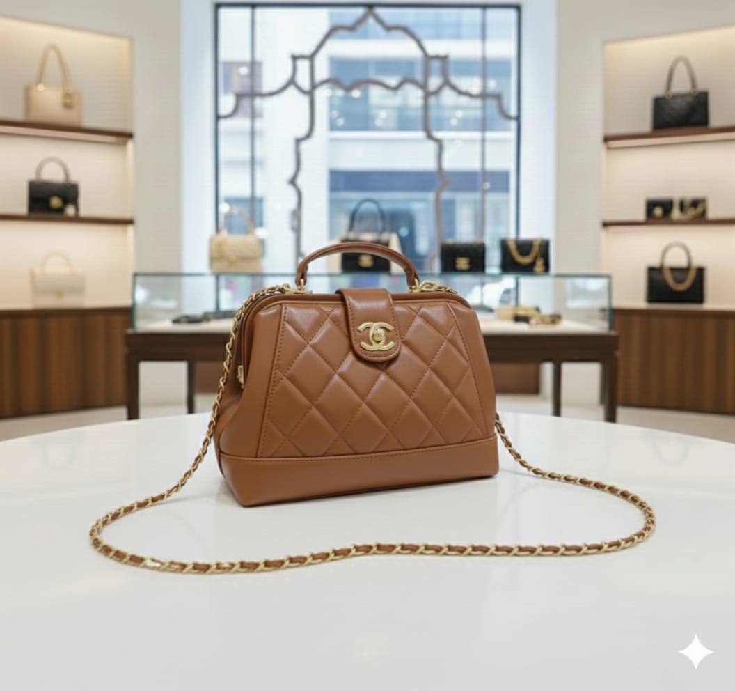 CHANEL 24ᴀ
ᴅᴏᴄᴛᴏʀs ᴛᴏᴘ ʜᴀɴᴅʟᴇ ʙᴀɢ
ᴡɪᴛʜ ᴄʜᴀɪɴ ʙᴇʟᴛ sʟɪɴɢ
ʟᴀᴍʙsᴋɪɴ ᴍᴀᴛᴇʀɪᴀʟ 
sɪᴢᴇ: 25 cm
ᴡɪᴛʜ BOX
🎁🎁🎁

105 dhs❣️

Zain31
♥️♥️♥️
