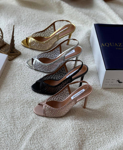 New. Aquazzura heel 

  Size  .  36.  to 41

120 dhs❣️

Zain80
♥️♥️♥️