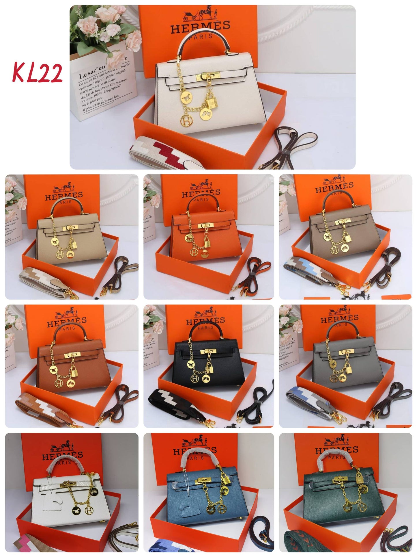 Hermes
High quality 
With box 
🎁🎁🎁

95 dhs❣️

Zain50
♥️♥️♥️