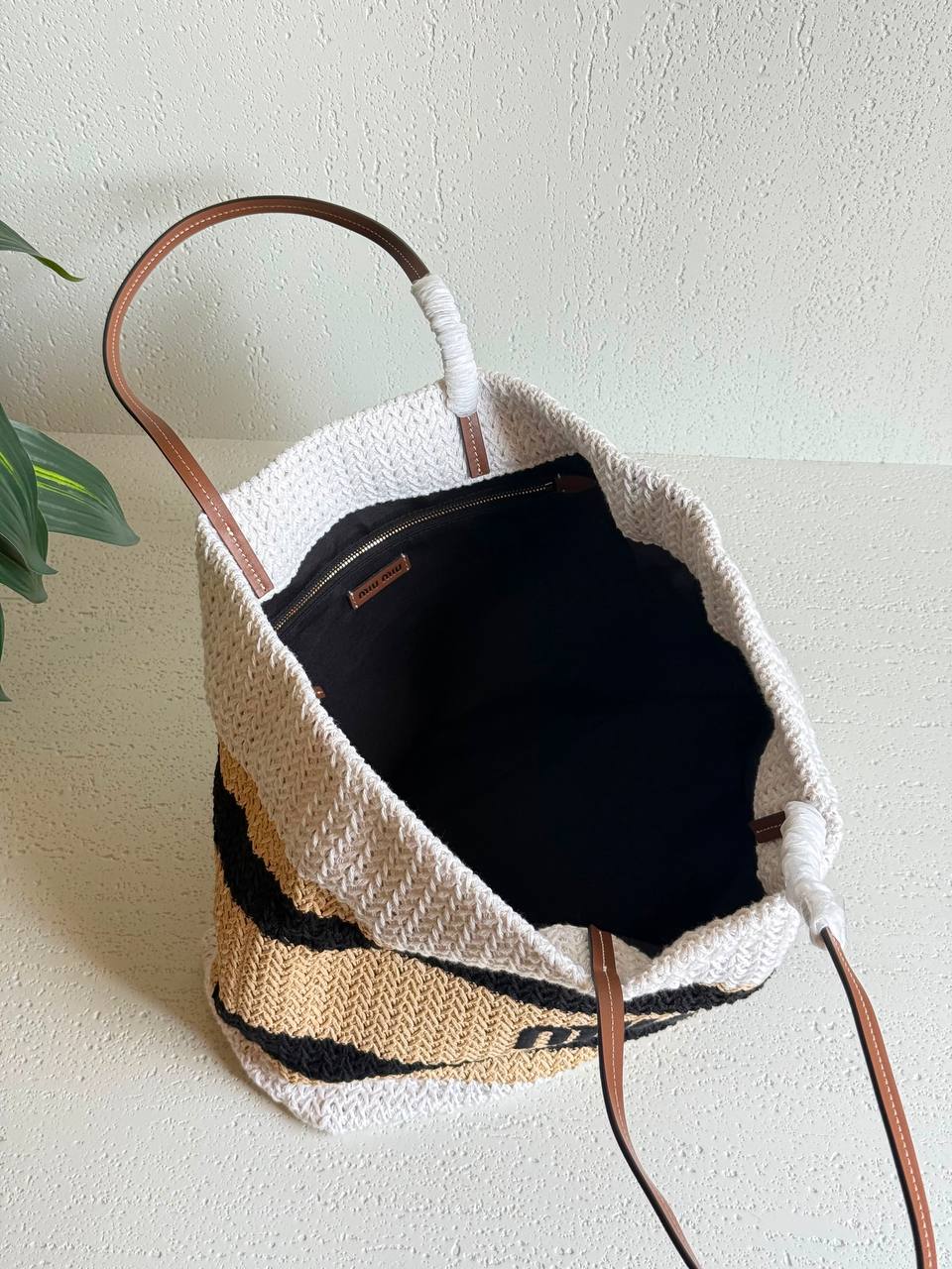 MIU MIU beach Bag🏝️✨*

*Size: 40cm*

*Super high quality*🤩👌🏼🪐
For Price 👇 WhatsApp✅
0568585901 
0507557372
0552275751 Owner Zain 👌

Zain235
♥️♥️♥️