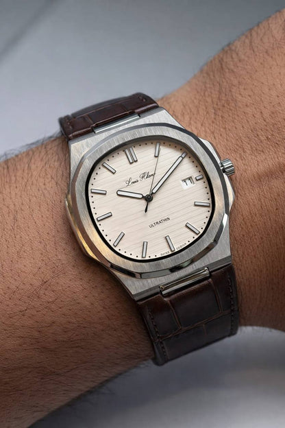 Louis Hilano watch 
for men good quality 
280 dhs💓
 slim size

Zain59
♥️♥️♥️