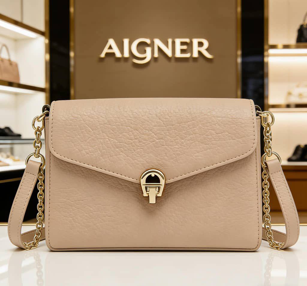 Aigner 

90 dhs💓

with box 
🎁🎁🎁

22*8*15

Zain07
♥️♥️♥️