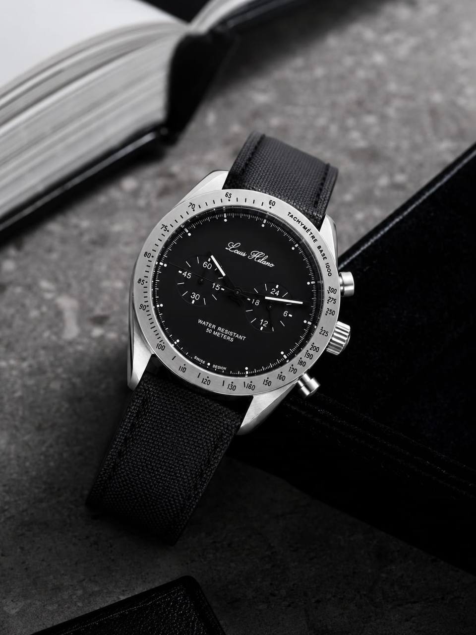 Louis Hilano watch for men 
good quality 
280 dhs✅

Zain59
♥️♥️♥️