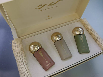 IRTH COLLECTION IBRAQ SET
55 dhs✅
(oil perfume)

Zain01
♥️♥️♥️
