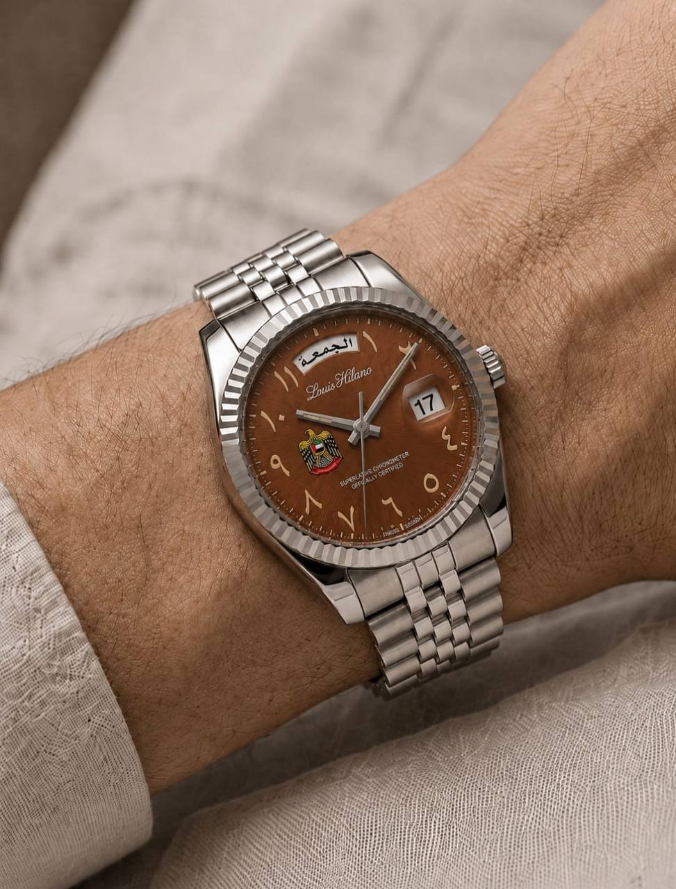 Louis Hilano watch for men good quality 
260 dhs🇦🇪🇦🇪

Zain59
♥️♥️♥️