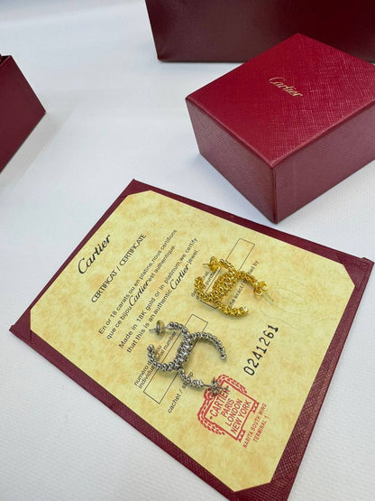 Cartier earrings* 💎
Master Quality 

*60* AED normal box 📦

Zain48
♥️♥️♥️