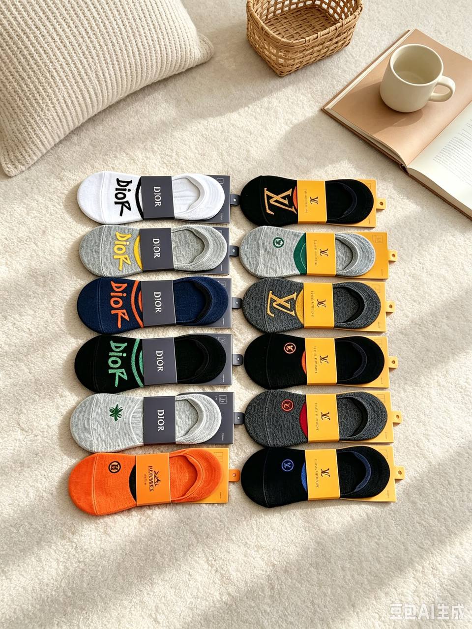 Men's and 👩‍🦰🧑women's socks 

12 pairs 
45 dhs🇦🇪🇦🇪

Zain161
♥️♥️♥️
