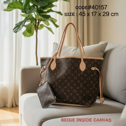 LV
NEVERFULL ᴛᴏᴛᴇʙᴀɢ
ᴡɪᴛʜ ᴢɪᴘᴘᴇʀ ᴘᴏᴜᴄʜ ᴡᴀʟʟᴇᴛ
sɪᴢᴇ : 45 cm
ᴡɪᴛʜ BOX
🎁🎁🎁

95 dhs🪙🌨️

Zain31
♥️♥️♥️