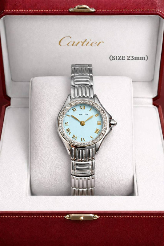 Cartier watch for ladies good quality 
320 dhs💓
 (size 23mm)

Zain59
♥️♥️♥️