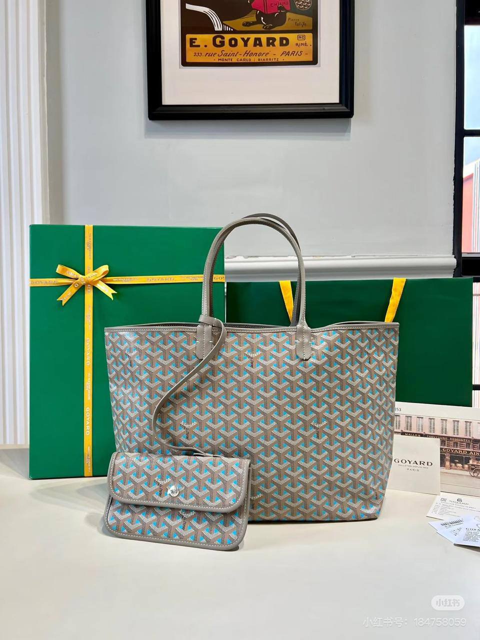 🌼 Goyard 
1️⃣ First quality 
Size : 46 * 27 cm
85 dhs🪙🌨️

Zain115
♥️♥️♥️