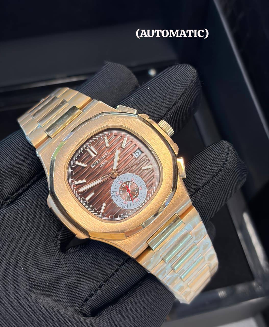 Patek Philippe watch for men good quality automatic 
350 dhs🗽

Zain59
♥️♥️♥️