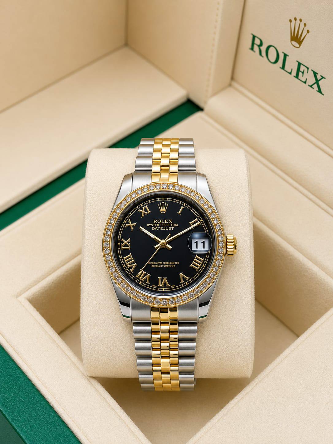 Rolex watch for ladies good quality
 230 dhs✅
 (size 31mm)

Zain59
♥️♥️♥️