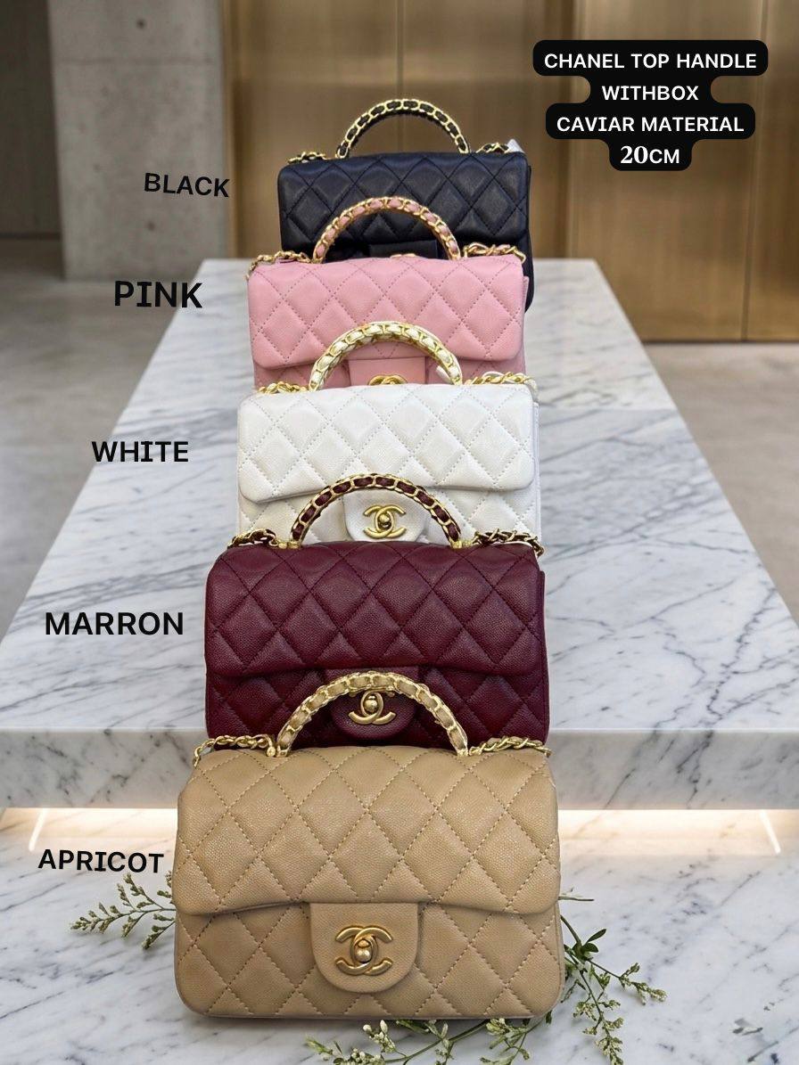 Chanel ᴍɪɴɪ ғʟᴀᴘ
ᴛᴏᴘ ʜᴀɴᴅʟᴇ ɢᴏʟᴅ ᴄʜᴀɪɴ

ᴡɪᴛʜʙᴏx
🎁🎁🎁

ᴄᴀᴠɪᴀʀ ᴍᴀᴛᴇʀɪᴀʟ 
sɪᴢᴇ:20ᴄᴍ
100 dhs✅

Zain56
♥️♥️♥️