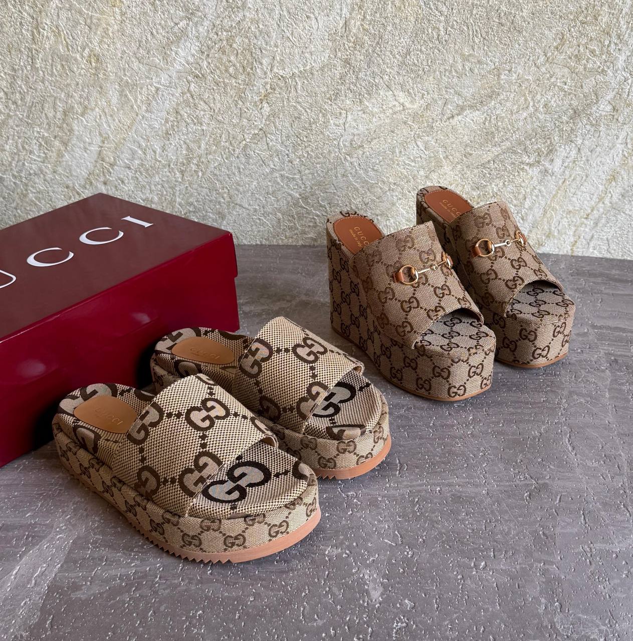 GUCCI 
SuperMaster Quality 💯
550 dhs🇦🇪🇦🇪 only big & high Heel
450 dhs🇦🇪🇦🇪 other 

Size: 36-41💥

Zain171
♥️♥️♥️