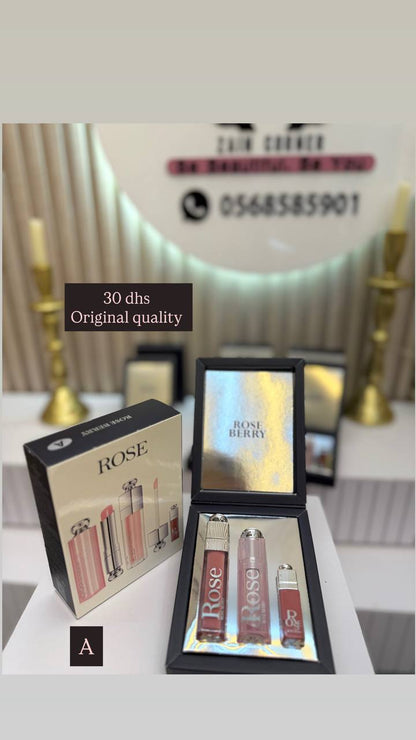 Set 3in1
Original Roseberry

30 dhs

3 shades

Zaincornerstore

🌸🌸🌸