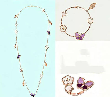 VCA Set
Necklaces 
Earrings 
Bracelet 
Ring 💍 
Master Quality 💎

*310* AED normal box 📦 
*350* AED original box 🗃️

Zain48
♥️♥️♥️
