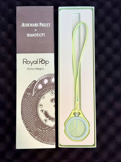 AP swatch Royal pop
*New arrival*🔥
*Available 

With box 🎁🎁🎁

50 dhs✅

Zain08
♥️♥️♥️