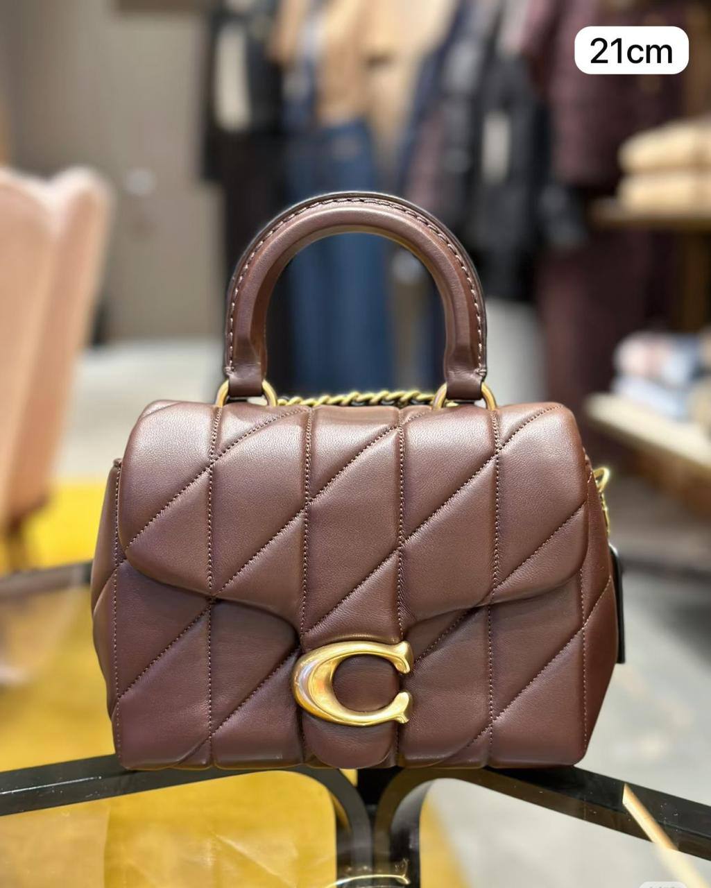 💗 Coach Tabby

1️⃣ First quality +🎁

Size : 21 * 16 cm
85 dhs🇦🇪🇦🇪

with box 🎁

Zain115
♥️♥️♥️
