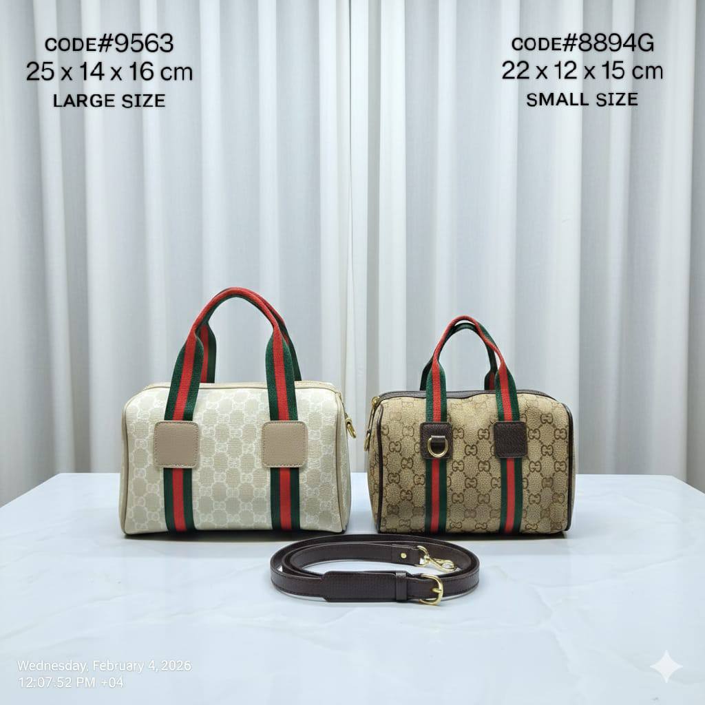 GUCCI ʜᴀɴᴅʙᴀɢ GG
ᴄᴀɴᴠᴀs ᴀɴᴅ ʟᴇᴀᴛʜᴇʀ ᴍᴀᴛᴇʀɪᴀʟ
ᴡɪᴛʜ ʟᴏɴɢ ʙᴇʟᴛ sᴛʀᴀᴘ
sɪᴢᴇ : 25 cm (ʟᴀʀɢᴇ)
sɪᴢᴇ : 22 cm (sᴍᴀʟʟ)

75 dhs🗽

Zain31
♥️♥️♥️