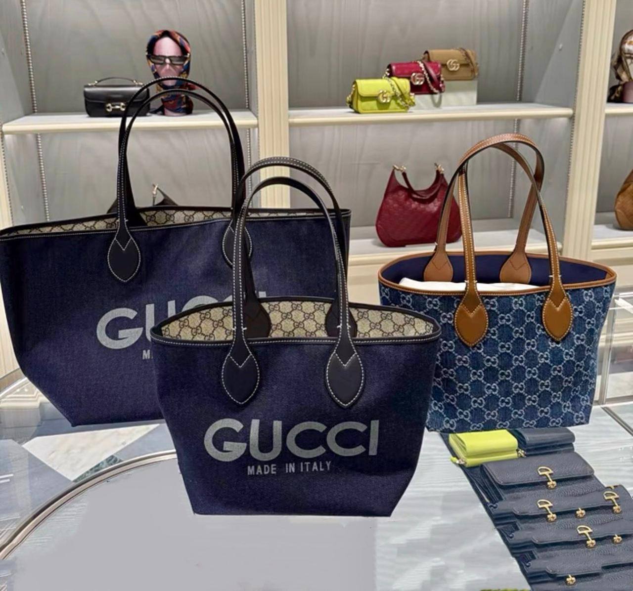 GUCCI 
COPY ONE 
NEW CAME 
BIG SIZE  155  DHS✅
SMALL  SIZE 145 DHS✅

Zain39
♥️♥️♥️