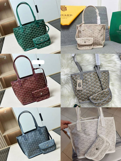 🌈 Goyard Small
1️⃣ First quality 
Size : 29 * 20 cm
75 dhs✅

Zain115
♥️♥️♥️