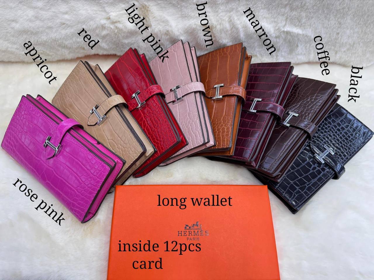 ʜᴇʀᴍᴇs WALLET
ɢᴏʟᴅ ʜᴀʀᴅᴡᴀʀᴇ
ᴡɪᴛʜʙᴏx
Crocs material
35 dhs💓

Zain56
♥️♥️♥️