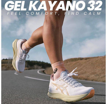 ASICS Gel Kayano 32 “white/ orange Glow” ,
size 40 to 45 , 
240 dhs💓

Zain196
♥️♥️♥️
